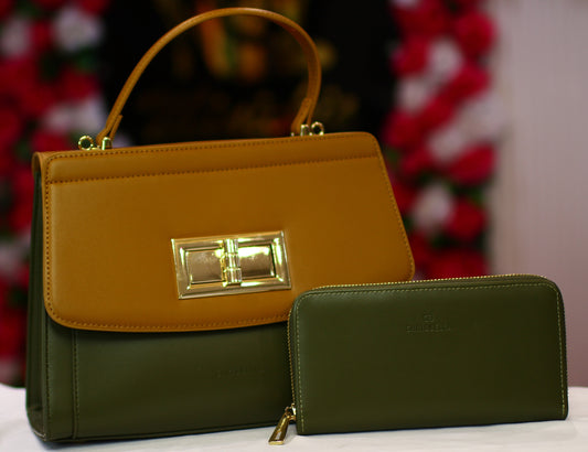 Tote & Wallet Green