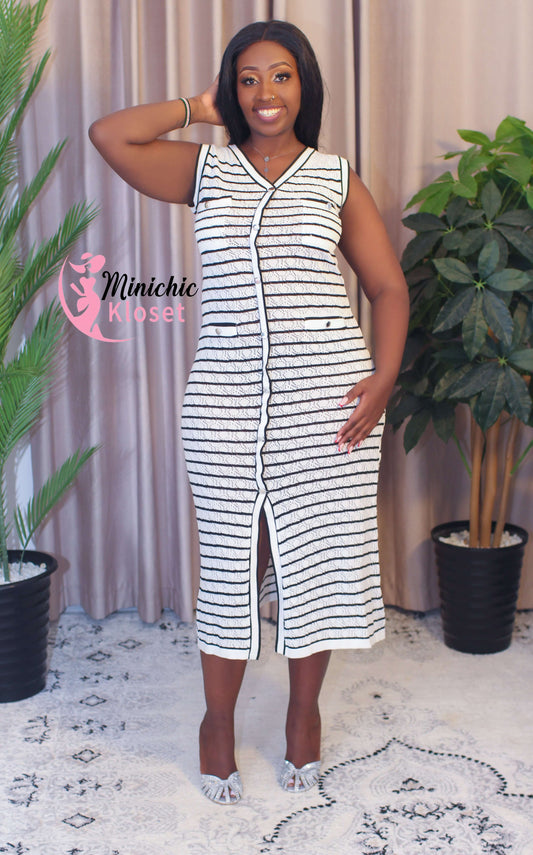 Riviera Knit Stripe Dress