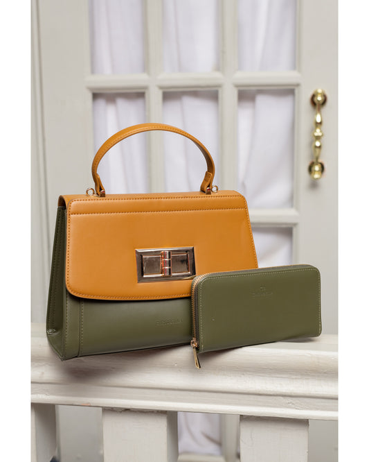 Tote & Wallet Green
