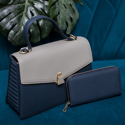 CHRISBELLA Luxurious Office Bag with matching Wallet