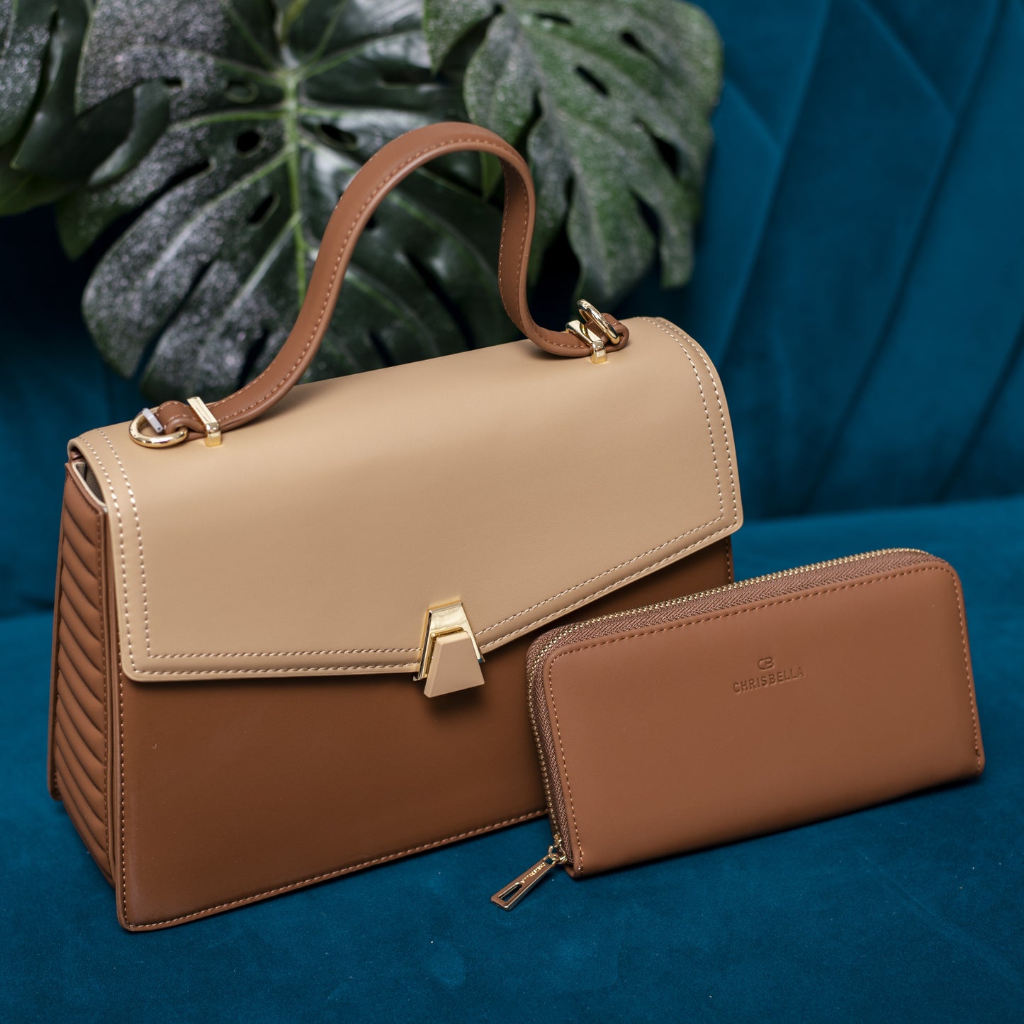 CHRISBELLA Luxurious Office Bag with matching Wallet