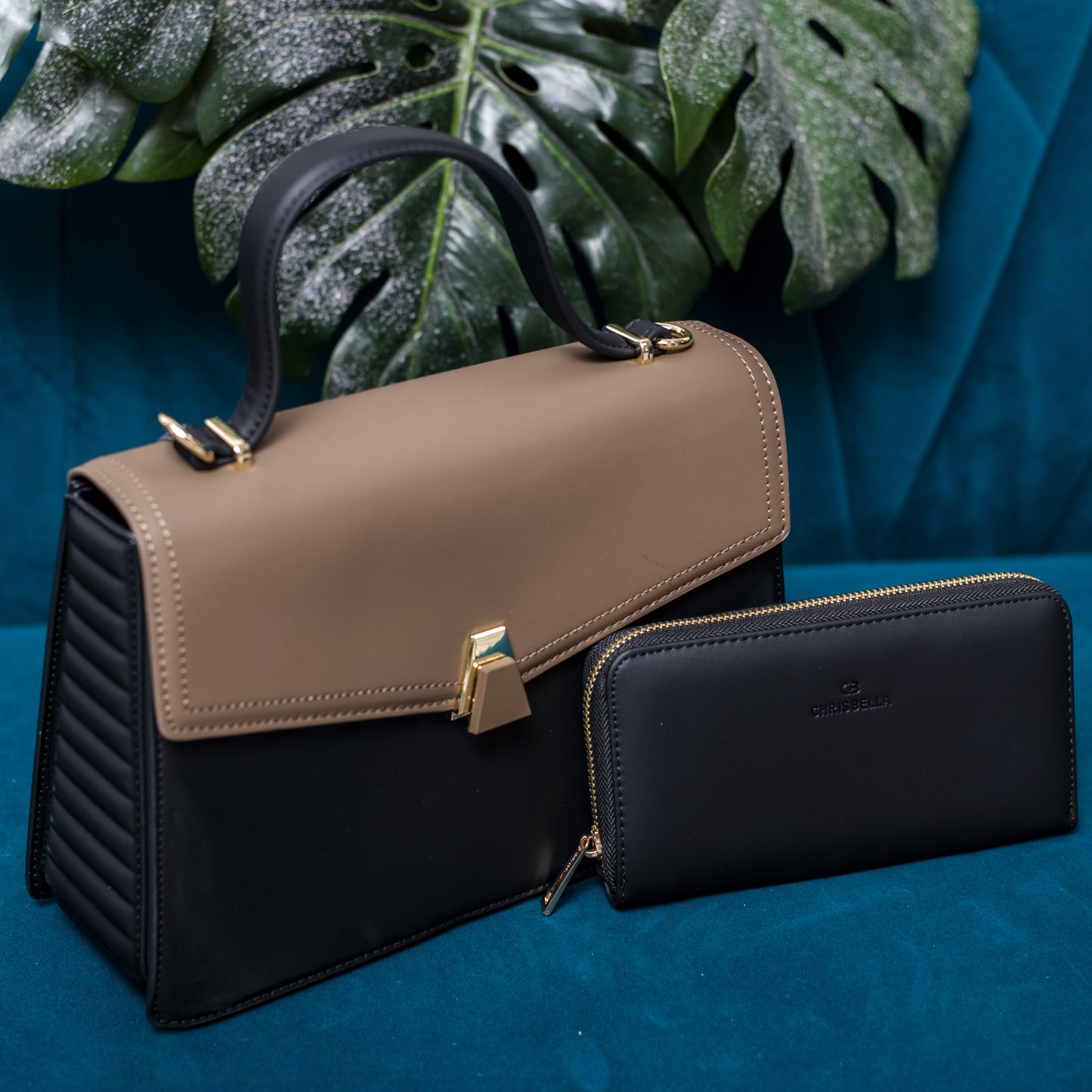 CHRISBELLA Luxurious Office Bag with matching Wallet