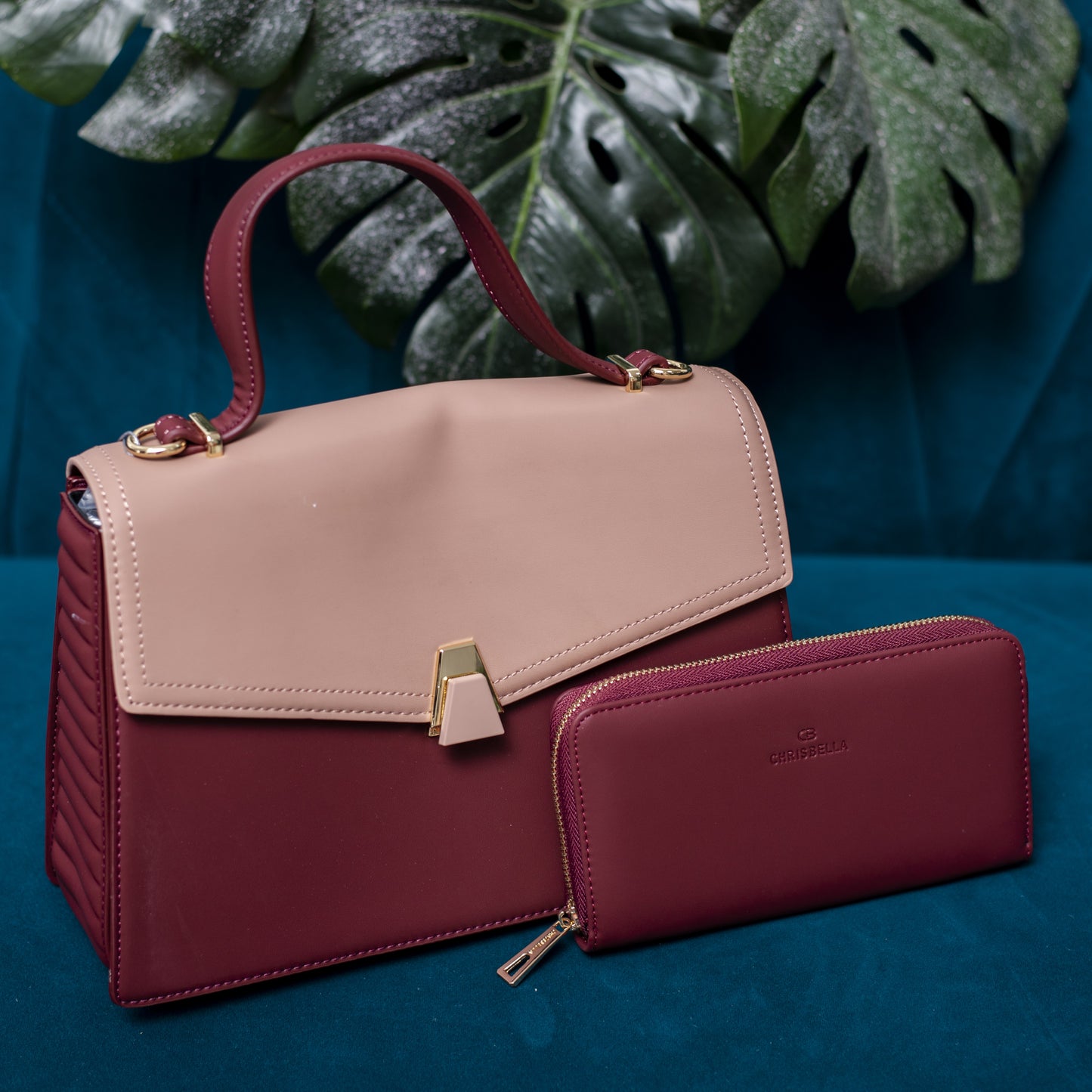 CHRISBELLA Luxurious Office Bag with matching Wallet