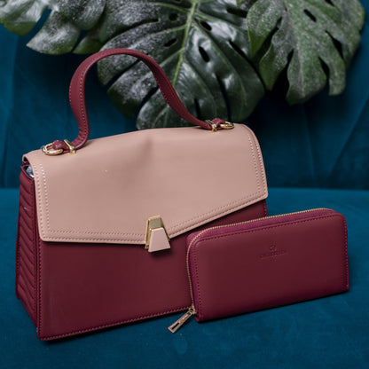 CHRISBELLA Luxurious Office Bag with matching Wallet