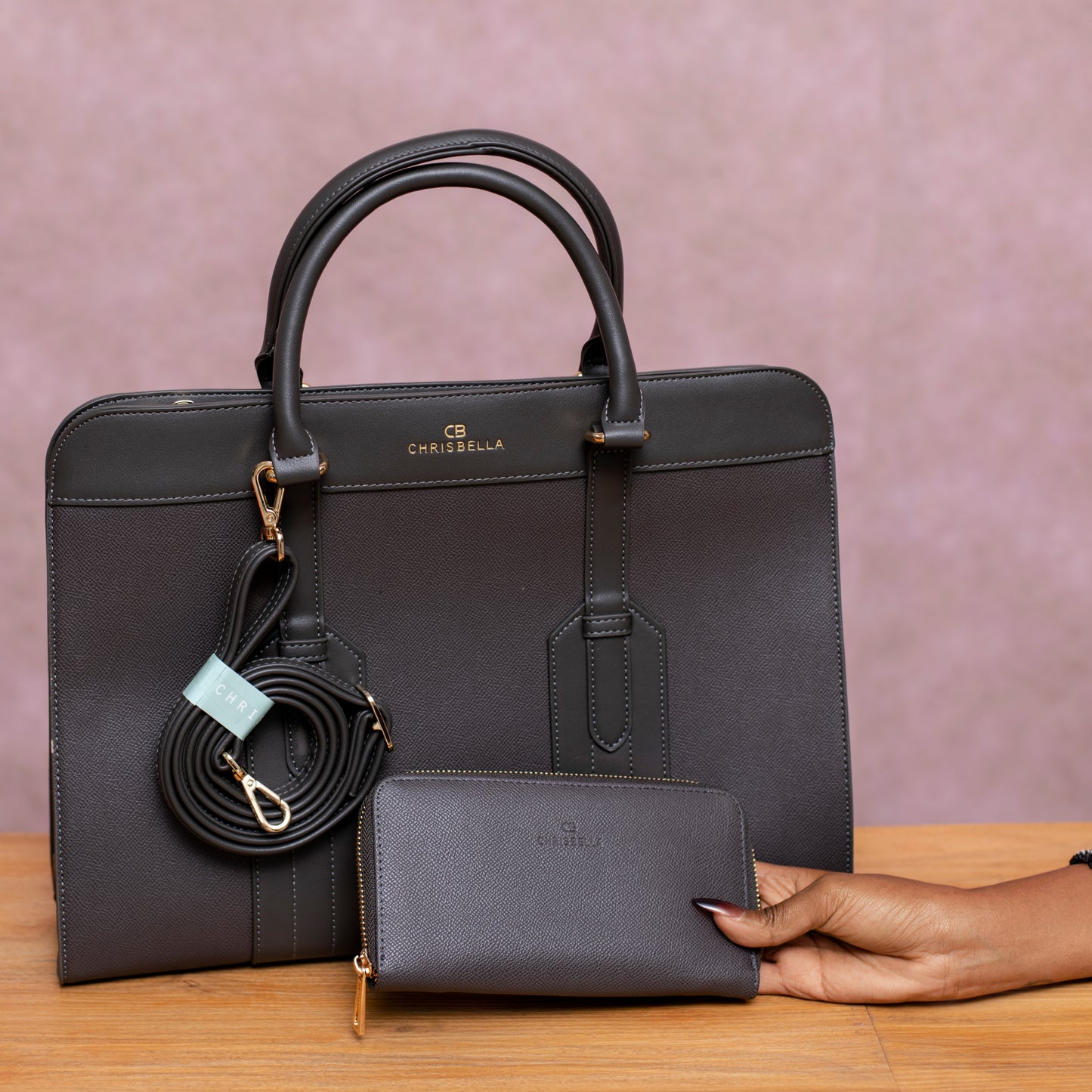 Luxury CHRISBELLA Office HandBag with matching Wallet