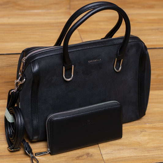 CHRISBELLA Classy Office Bag with matching Wallet