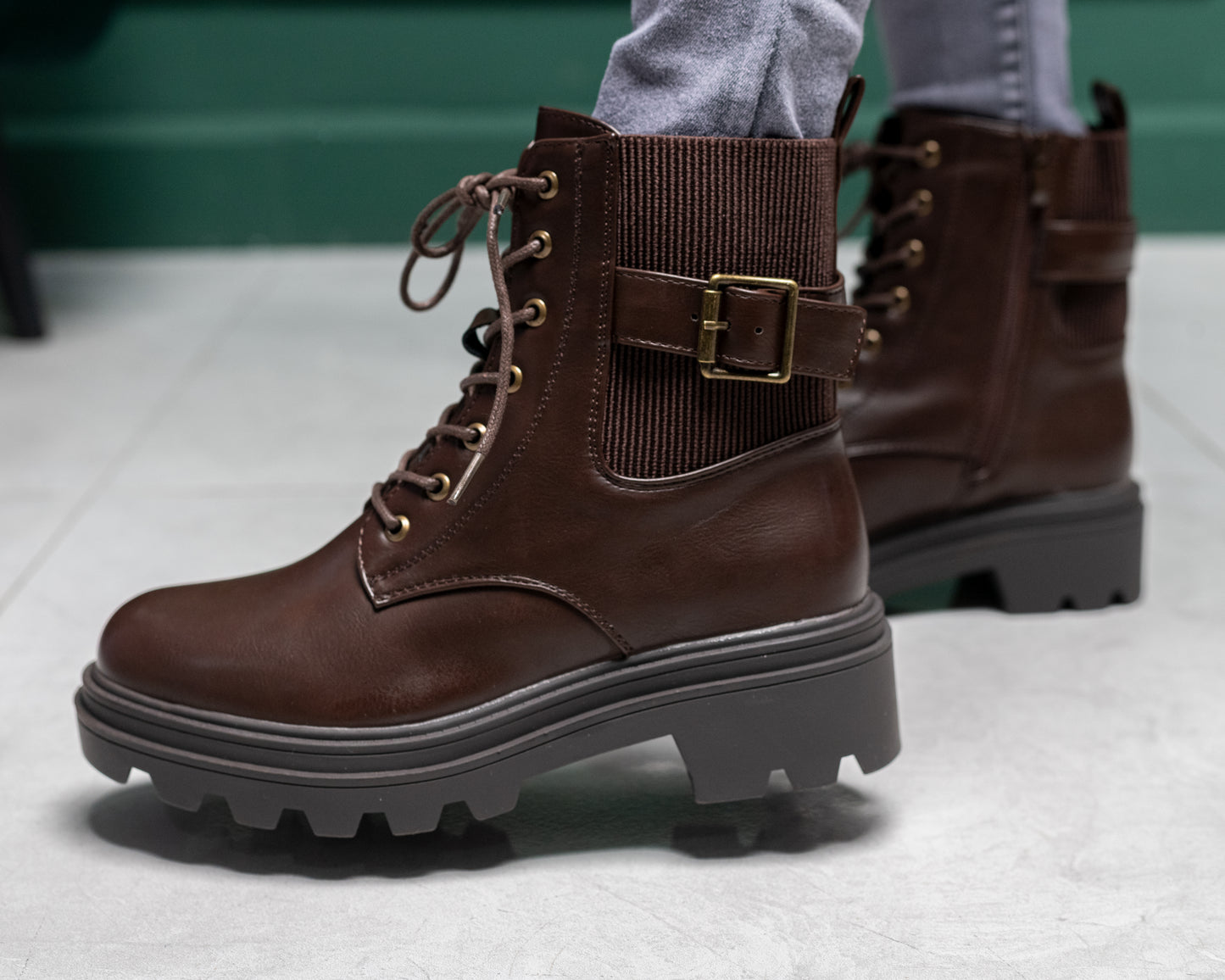 Stomper Boots Brown